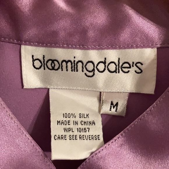 Vintage light silk Bloomingdale’s blouse - Picture 3 of 11
